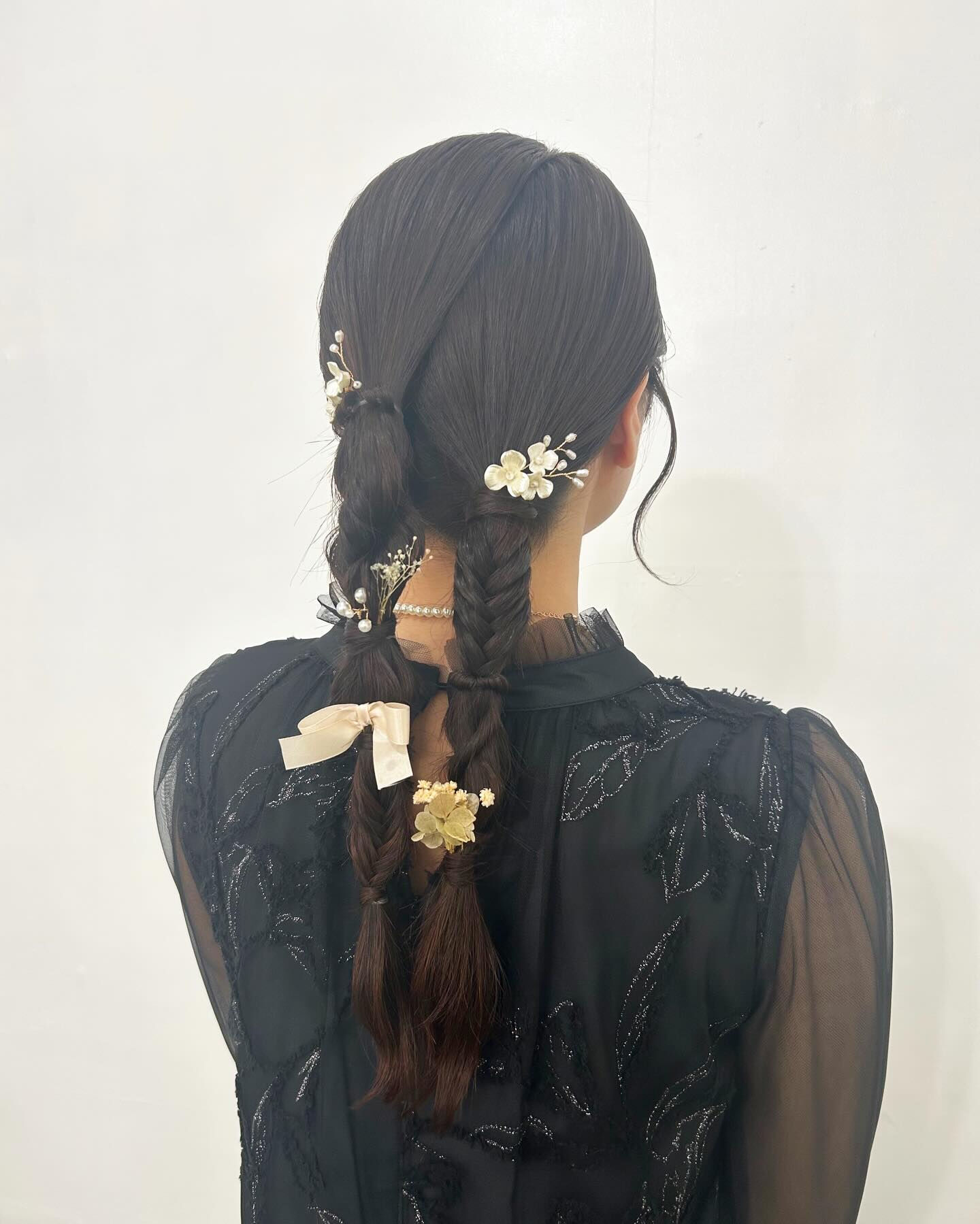 結婚式参列のヘアセットもおまかせください🎶